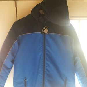 Boys 3 in 1 jacket 2 tone blue size xl 18/20 NWT